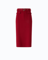 Pencil skirt with belt -  | Pinko