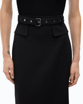 Pencil skirt with belt -  | Pinko
