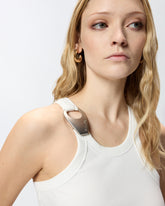 Vest top with pendant buckle -  | Pinko