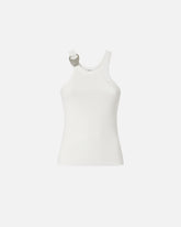 Vest top with pendant buckle -  | Pinko