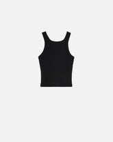 Cropped vest top with PINKO logo -  | Pinko