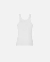 Ribbed vest top with PINKO 3D logo -  | Pinko
