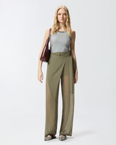 Ribbed top with bejewelled embellishment -  | Pinko