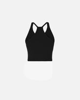 Cropped vest top with asymmetric neckline -  | Pinko