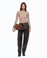 Sweater with gathered sleeves -  | Pinko