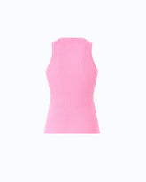 Ribbed top with sheer Love Birds logo -  | Pinko