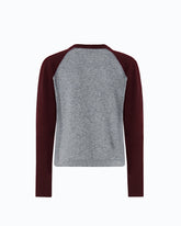 Zweifarbiger Pullover mit Logo Love Birds -  | Pinko