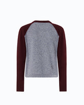 Two-tone sweater with Love Birds logo -  | Pinko
