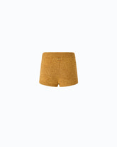 Fully rhinestoned wool-blend shorts -  | Pinko