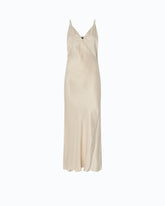 Midi slip dress with removable Love Birds logo -  | Pinko