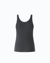 Ribbed merino wool vest top -  | Pinko