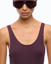 Ribbed merino wool vest top -  | Pinko