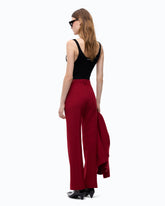 Trousers with pressed crease detail -  | Pinko