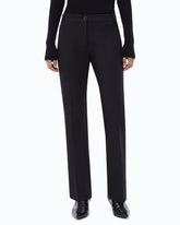 Trousers with pressed crease detail - Black | Pinko