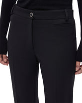 Trousers with pressed crease detail - Black | Pinko