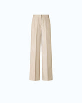 Metal wool-blend palazzo trousers -  | Pinko