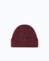 Wool beanie with jewelled Love Birds logo - Red | Pinko