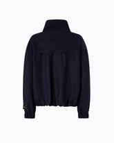 Oversized flannel bomber jacket - Blue | Pinko