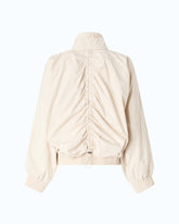 Oversized blouson jacket with drawstring -  | Pinko