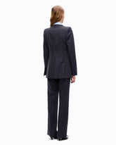 Pinstriped wool-blend jacket -  | Pinko