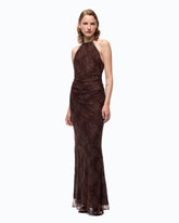 Langes Slipdress mit Spitze -  | Pinko
