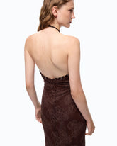 Langes Slipdress mit Spitze -  | Pinko