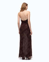Langes Slipdress mit Spitze -  | Pinko