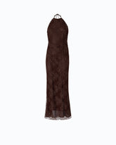 Langes Slipdress mit Spitze -  | Pinko