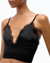 Bustier top with spaghetti straps -  | Pinko