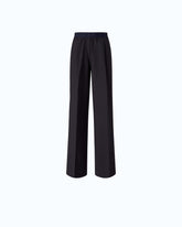 Stretch wool-blend palazzo trousers -  | Pinko