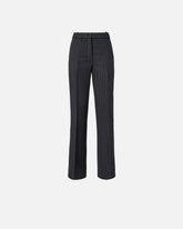 Pinstriped wool-blend trousers -  | Pinko