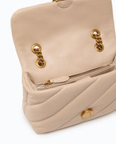 Kleine Love Bag Puff Maxi Quilt New Buckle Schultertasche - Beige | Pinko
