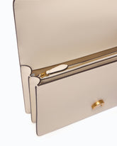 Mittlere Love Bag One aus Leder mit New Buckle - Weiß | Pinko