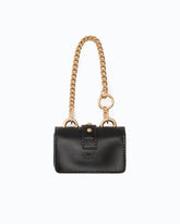 Nano Love Bag One aus Leder - Dunkelrot | Pinko