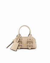 Nano Escape Bag accessory in leather - Beige | Pinko