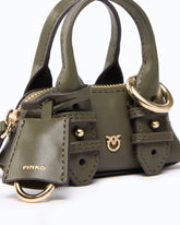 Accessoire Nano Escape Bag aus Leder - Braun | Pinko