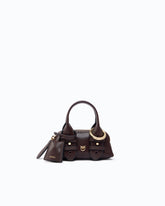 Accessoire Nano Escape Bag aus Leder - Dunkelrot | Pinko