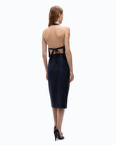 Fully rhinestoned open-back top -  | Pinko