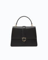 Medium New Love handbag with jewel buckle PINKO Galleria -  | Pinko