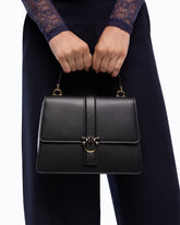 Medium New Love handbag with jewel buckle PINKO Galleria -  | Pinko