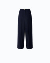 Barrel-fit trousers in wool-blend fabric -  | Pinko