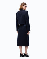 Wool-blend calf-length skirt -  | Pinko