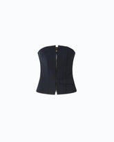Bustier top with zip -  | Pinko