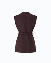 Vest with open sides and belt -  | Pinko