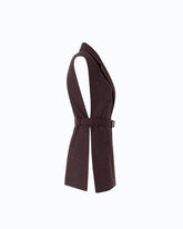 Vest with open sides and belt -  | Pinko