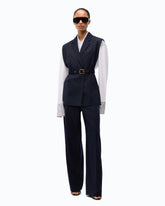 Vest with open sides and belt -  | Pinko