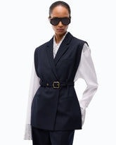 Vest with open sides and belt -  | Pinko