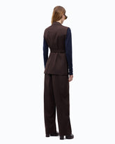 Vest with open sides and belt -  | Pinko