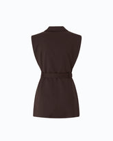 Vest with open sides and belt -  | Pinko