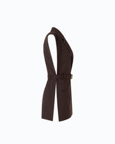 Vest with open sides and belt -  | Pinko